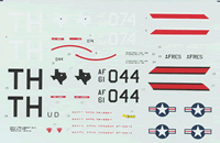 F-105D Thunderstick II Decals - Click to Enlarge