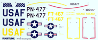 RF-80 Decals - Click to Enlarge